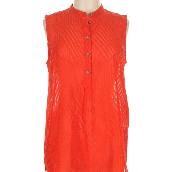 Vince Camuto Coral Sleeveless Blouse NWT - Picture 4 of 4